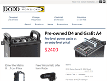 Tablet Screenshot of doddpro.com